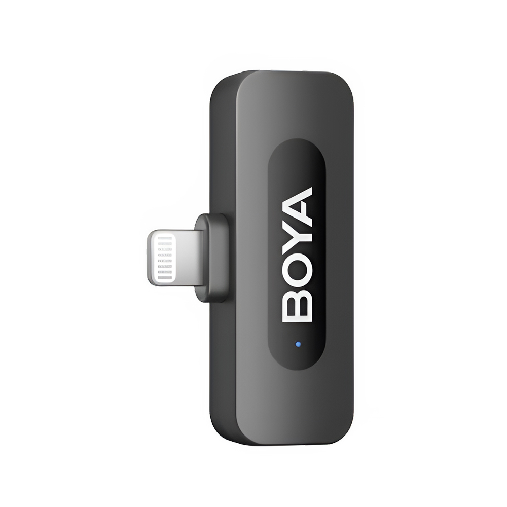 Беспроводной микрофон boya combo 3 в 1 3 2tx+2rx+1 зарядный кейс (usb-c+lightning), черный Thumbnail 3